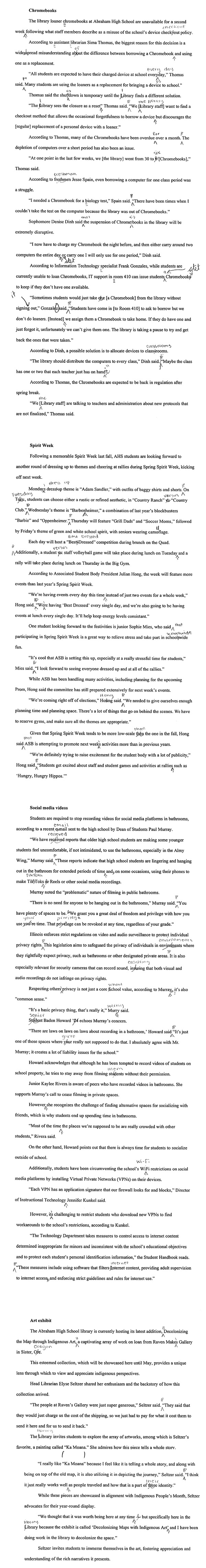 Copy Editing